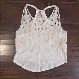Women’s Free People Lace Festival Top XS